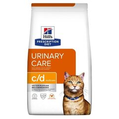 Hill's PD C/D Urinary Care, 3 kg hind ja info | Kassi kuivtoit ja kassikrõbinad | hansapost.ee