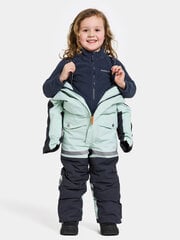 Didriksons laste talvekombinesoon BJÄRVEN 3, mündiroheline-must price and information | Winter clothes for children | hansapost.ee