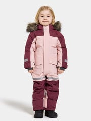 Didriksons laste talvekombinesoon BJÄRVEN 3, roosa-bordoo price and information | Winter clothes for children | hansapost.ee