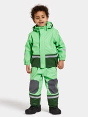 Didriksons laste soe kummikomplekt BOARDMAN 11, roheline price and information | Rainwear for children | hansapost.ee