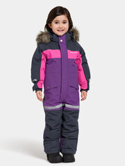 Didriksons laste talvekombinesoon BJÄRVEN 3, lilla-must price and information | Winter clothes for children | hansapost.ee