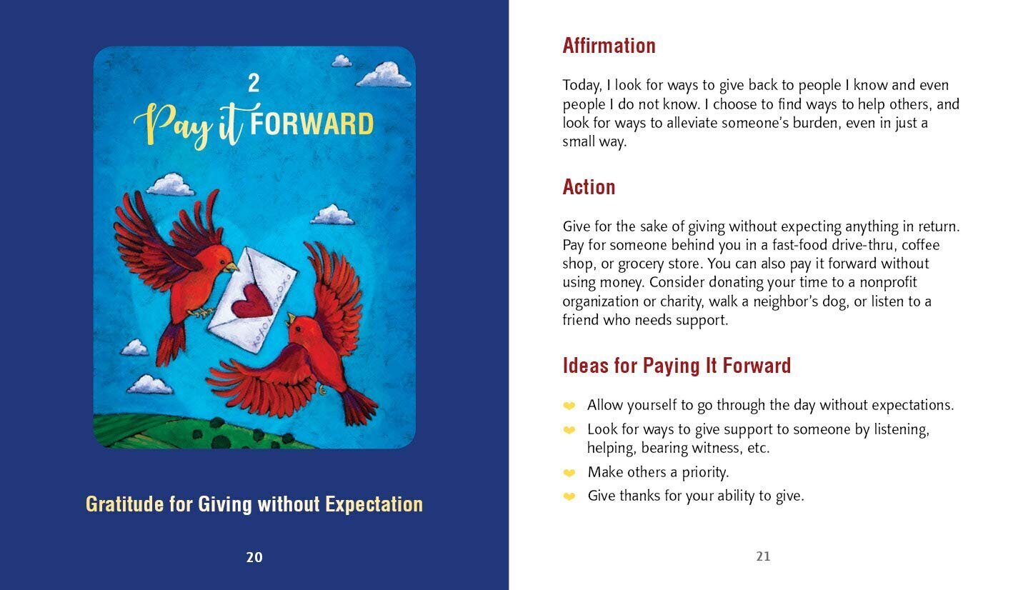 Taro kaardid Thank Forward: A Gratitude Action Kit hind ja info | Esoteerika | hansapost.ee