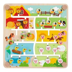 TOOKY TOY Интерактивная обучающая доска Sorter Монтессори Животные и Алфавит цена и информация | Настольные игры | hansapost.ee