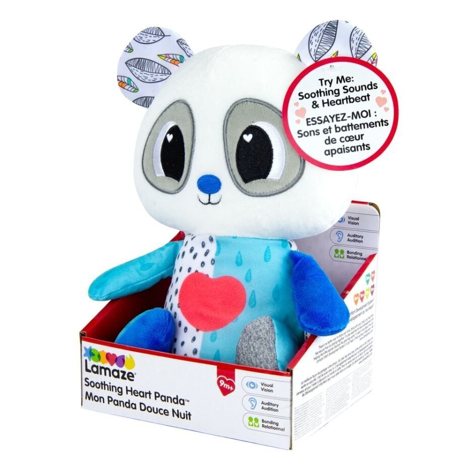 Peksuva südamega mänguasi Panda Tomy Lamaze L27470 hind ja info | Beebide mänguasjad | hansapost.ee