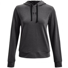 Толстовка женская Under Armour Rival Terry Hoodie 1369855 010, графитового цвета цена и информация | Спортивная одежда для женщин | hansapost.ee