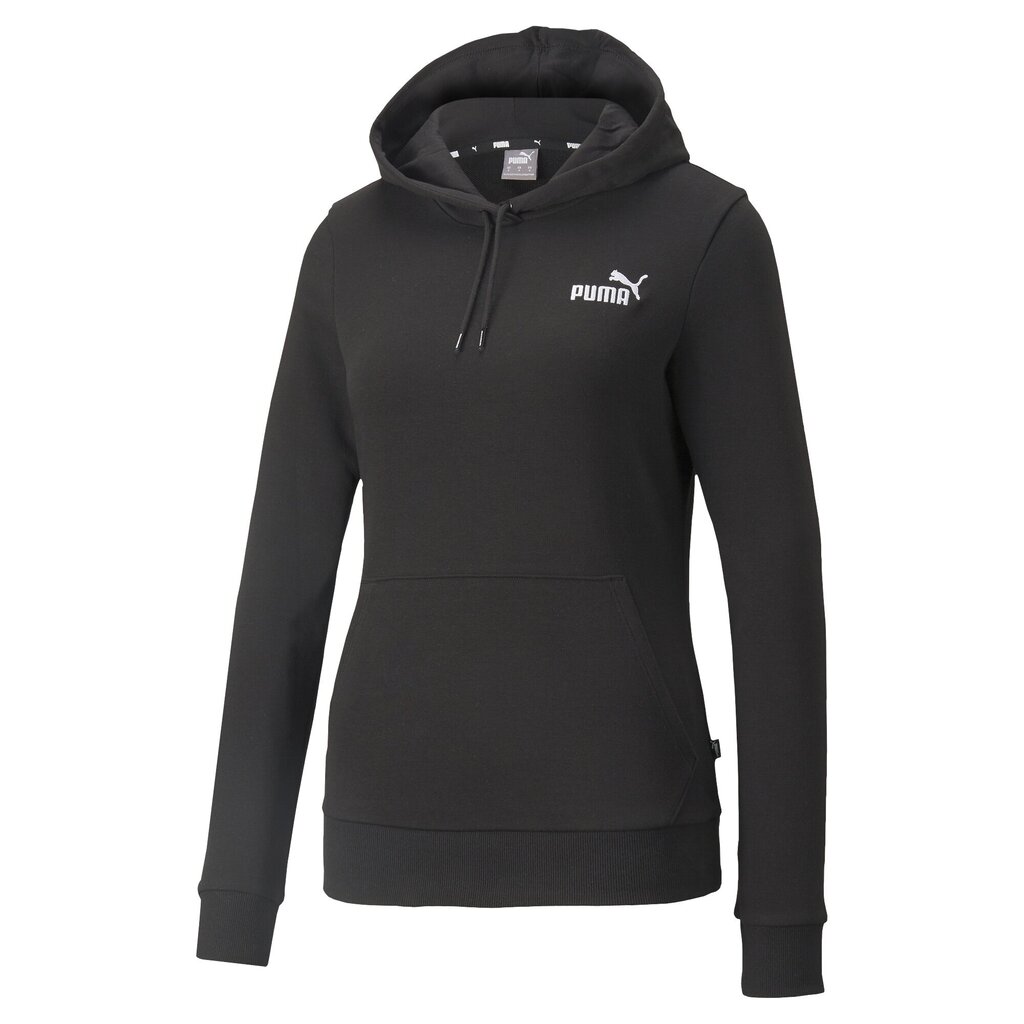 Naiste dressipluus Puma ESS + EMBROIDERY HOODIE TR CHALK MUST848332 01 44497 цена и информация | Kampsunid naistele | hansapost.ee