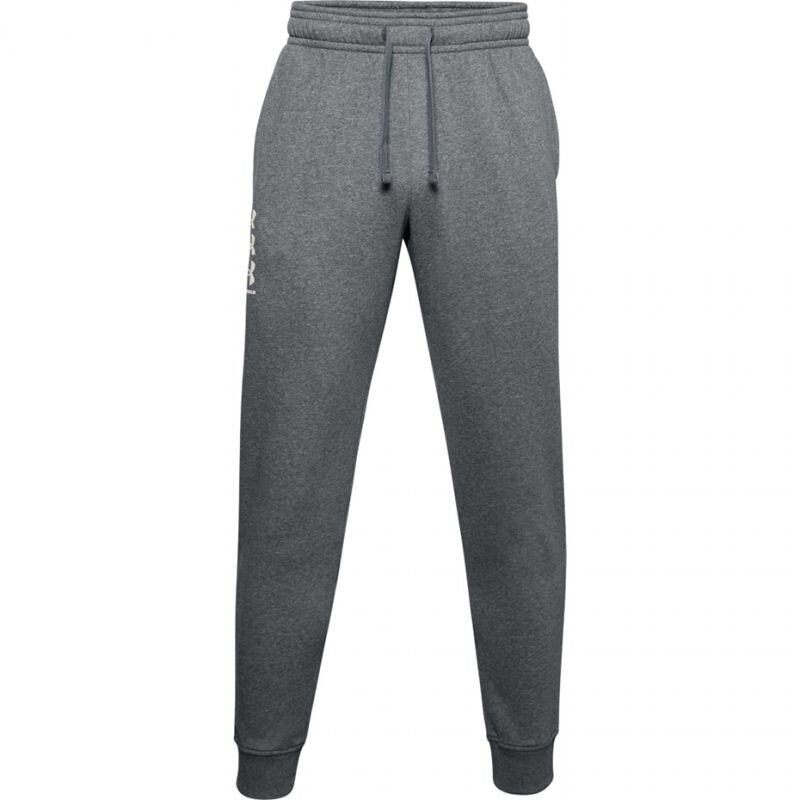 Meeste dressipüksid Under Armor Rival Fleece 3Logo Jogger Pants M 1357 131 012, halliid цена и информация | Spordiriided meestele | hansapost.ee