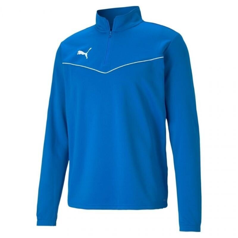 Meeste spordi dressipluus Puma teamRISE 1 4 657394 02, sinine hind ja info | Spordiriided meestele | hansapost.ee