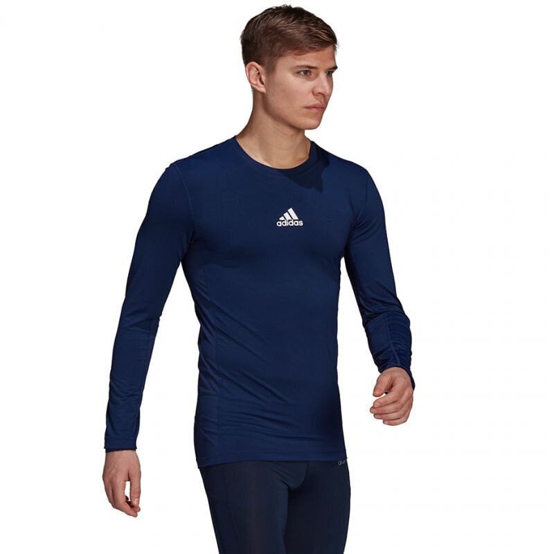 Meeste T-särk Adidas Compression Long Sleeve Tee M GU7338, sinine hind ja info | T-särgid meestele | hansapost.ee