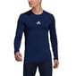 Meeste T-särk Adidas Compression Long Sleeve Tee M GU7338, sinine hind ja info | T-särgid meestele | hansapost.ee