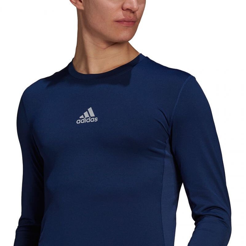 Meeste T-särk Adidas Compression Long Sleeve Tee M GU7338, sinine цена и информация | T-särgid meestele | hansapost.ee