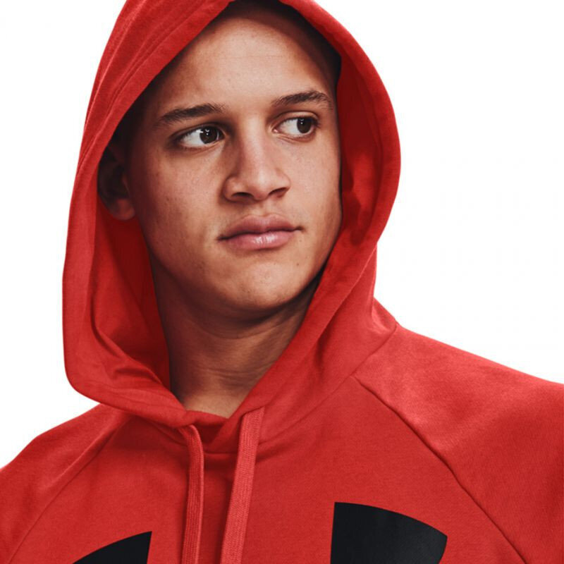 Meeste džemper Under Armor Rival Fleece Big Logo HD Sweatshirt M 1357093 839, punane hind ja info | Pusad meestele | hansapost.ee