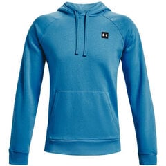 Мужской джемпер Under Armor Rival Fleece Hoodie M 1357092 422, синий цена и информация | Мужские толстовки | hansapost.ee