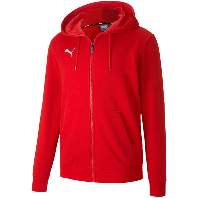 Meeste džemper Puma TeamGoal 23 Casuals Hooded Jacket M 656708 01, punane hind ja info | Pusad meestele | hansapost.ee