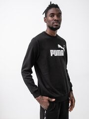 Meeste džemper Puma ESS Big Logo Crew FL M 586678, must hind ja info | Pusad meestele | hansapost.ee