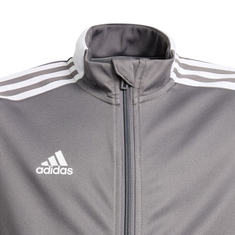 Laste sportlik dressipluus Adidas Tiro 21 Track Jr GM7311, hall цена и информация | Kampsunid, vestid ja jakid poistele | hansapost.ee