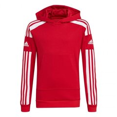 Laste dressipluus Adidas Squadra 21 Hoody Youth Jr, GP6433, punane hind ja info | Kampsunid, vestid ja jakid poistele | hansapost.ee