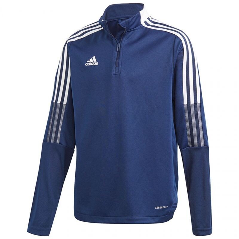 Laste džemper Adidas Tiro 21 Training Top Youth Jr GK9661, tumesinine hind ja info | Kampsunid, vestid ja jakid poistele | hansapost.ee