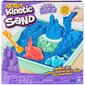 Lossikomplekt Spin Master Kinetic Sand plastikust sinine + vormide kandik цена и информация | Kunstitarbed, voolimise tarvikud | hansapost.ee