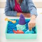 Lossikomplekt Spin Master Kinetic Sand plastikust sinine + vormide kandik цена и информация | Kunstitarbed, voolimise tarvikud | hansapost.ee