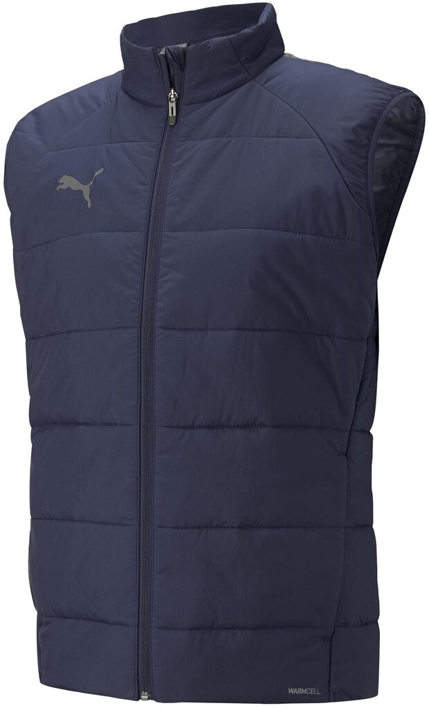 Puma Vest TeamLiga Vest Jacket Navy 657968 06 657968 06/L цена и информация | Vestid meestele | hansapost.ee