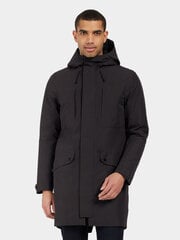 Didriksons meeste soojustatud talveparka FALKE, must price and information | Jackets for men | hansapost.ee