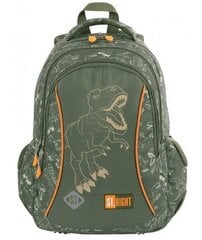 Kooli seljakott St. Parempoolne T-Rex Junior, 20L, pruun price and information | Koolikotid ja seljakotid | hansapost.ee