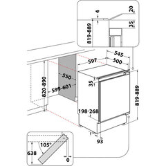 Whirlpool WBUL021 hind ja info | Külmkapid-külmikud | hansapost.ee