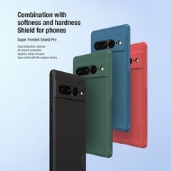 Чехол Nillkin Super Frosted PRO Back Cover для Google Pixel 7 Pro Black цена и информация | Чехлы для телефонов | hansapost.ee