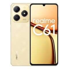 Realme C61 6/256 ГБ блестящее золото цена и информация | Мобильные телефоны | hansapost.ee