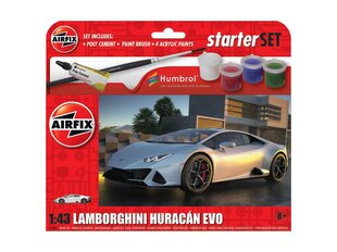 Подарочный набор Airfix - Lamborghini Huracan EVO, 1/43, A55007 цена и информация | Конструкторы и кубики | hansapost.ee