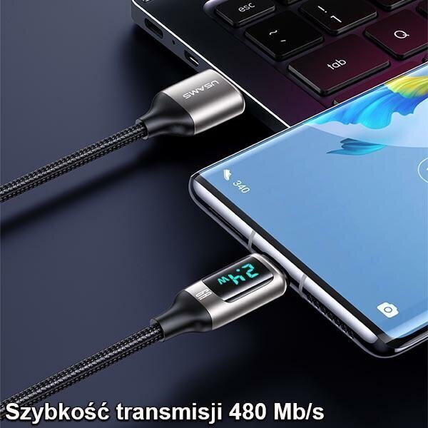 Usams SJ544USB01 цена и информация | Mobiiltelefonide kaablid | hansapost.ee