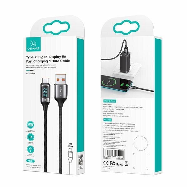 Usams SJ544USB01 цена и информация | Mobiiltelefonide kaablid | hansapost.ee