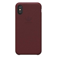 Adidas Slim Case LTHR iPhone X|Xs czerwony|red 28956 цена и информация | Чехлы для телефонов | hansapost.ee