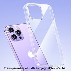 USAMS Etui Primary iPhone 14 Pro 6,1" transparent IP14PYS01 (US-BH796) цена и информация | Чехлы для телефонов | hansapost.ee