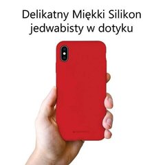 Mercury Silicone iPhone X|Xs czerwony |red цена и информация | Чехлы для телефонов | hansapost.ee