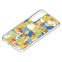 Panel Samsung GP-TOU021HOOYW do etui Frame Cover do Galaxy S22+ Simpsons Mix biały|white цена и информация | Чехлы для телефонов | hansapost.ee