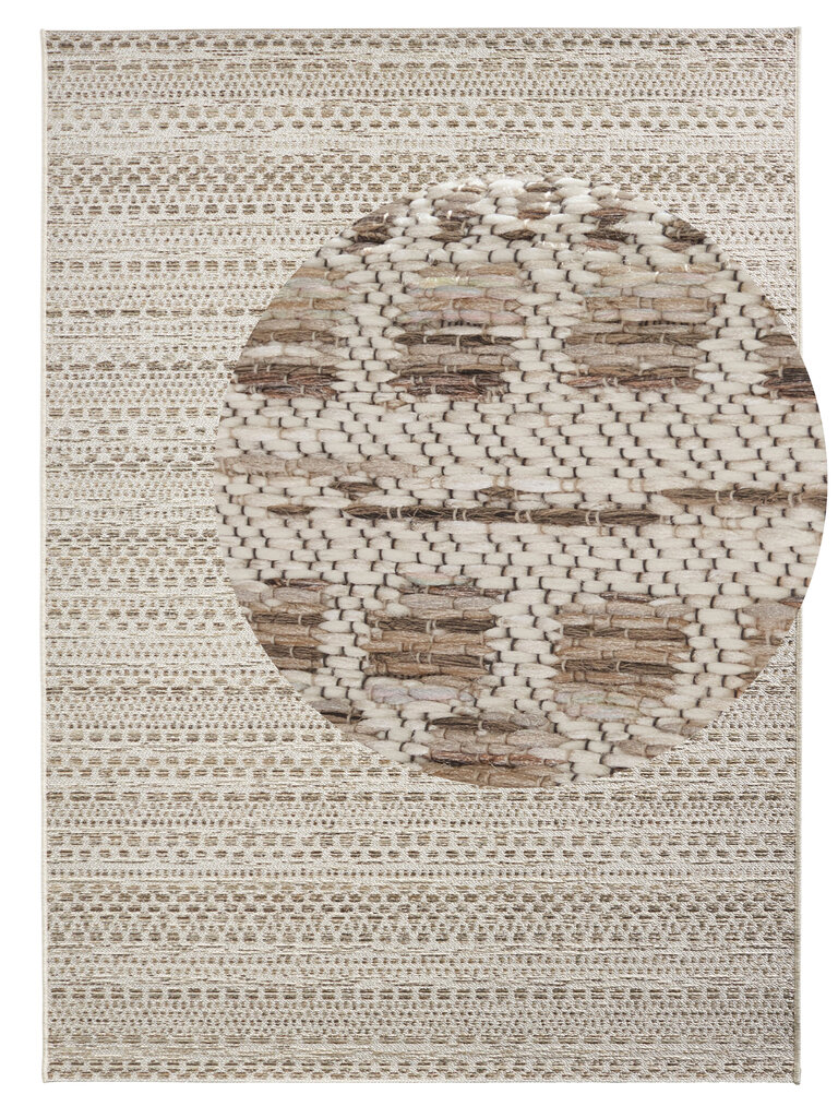 Vaip NORTHRUGS Lotus Pine Creme Taupe, 160x230 cm hind ja info | Vaibad | hansapost.ee