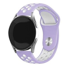 Beline pasek Watch 22mm Sport Silicone fioletowo-biały purple|white box цена и информация | Аксессуары для смарт-часов и браслетов | hansapost.ee