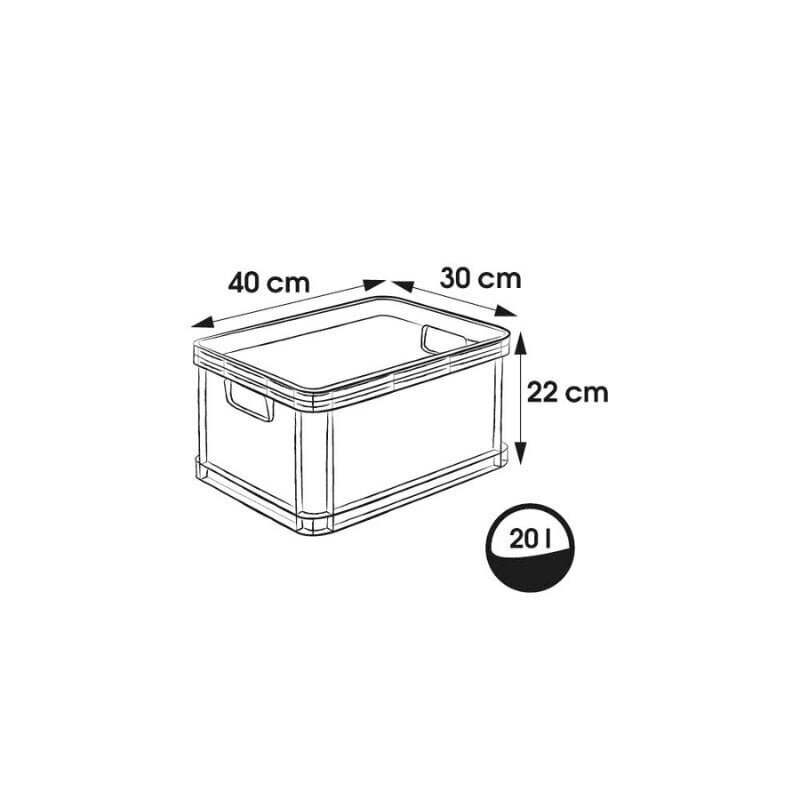 Hoiukarp, 20L hind ja info | Hoiukastid ja korvid | hansapost.ee