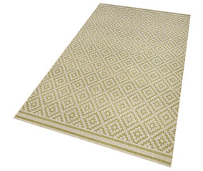 Vaip NORTHRUGS Meadow Raute Green Cream, 80x150 cm цена и информация | Ковры | hansapost.ee