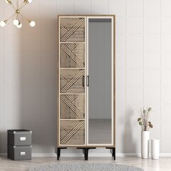 Drabužinė Kumsal PR - Walnut, Cream цена и информация | Шкафчики | hansapost.ee