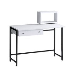 Kirjutuslaud Asir, 100x74x45 cm, valge/must price and information | Computer desks, writing desks | hansapost.ee