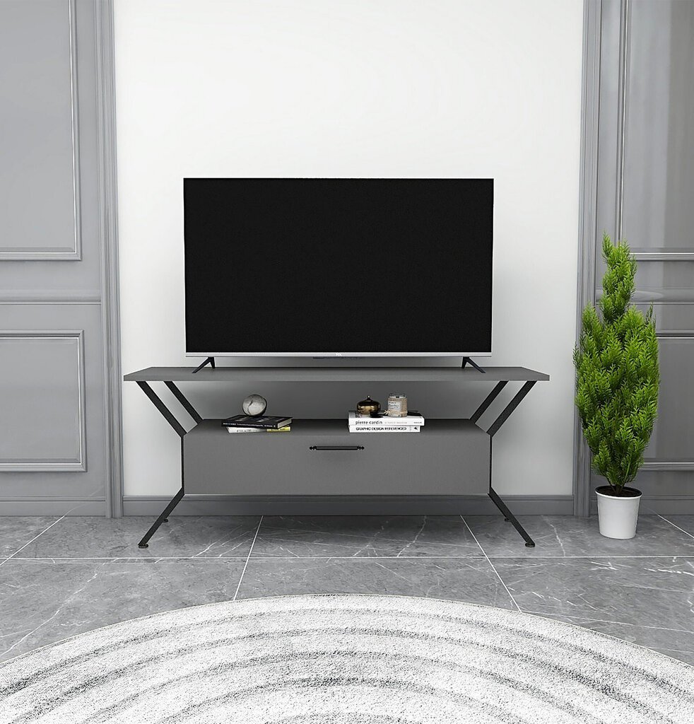 TV alus Asir, 124x54x35cm, hall hind ja info | Televiisori alused | hansapost.ee