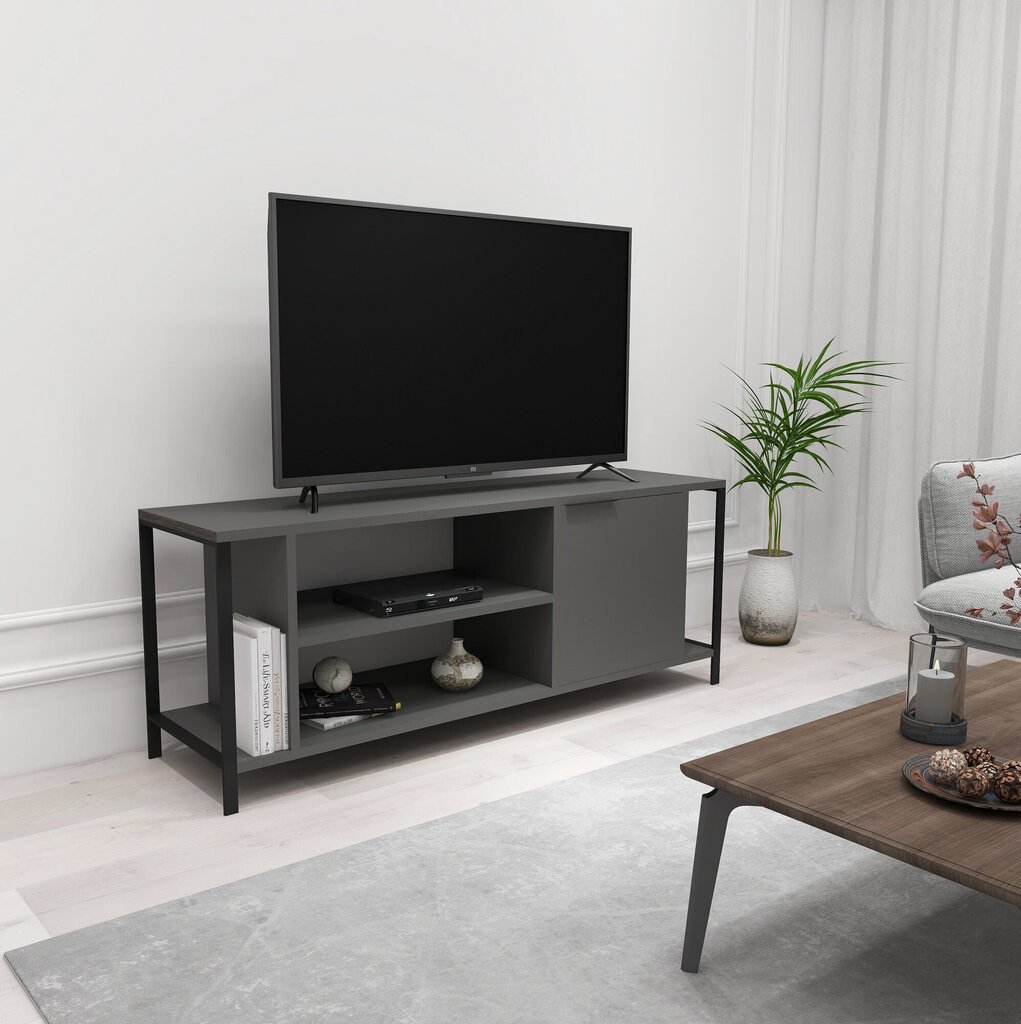 TV alus Asir, 120x54x30cm, must hind ja info | Televiisori alused | hansapost.ee