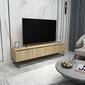 TV alus Asir, 180x50x40cm, beež hind ja info | Televiisori alused | hansapost.ee