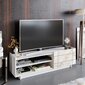 TV alus Asir, 140x41,4x37,1 cm, valge hind ja info | Televiisori alused | hansapost.ee