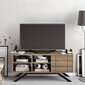 TV alus Asir, 130x38,6x58,6 cm, pruun hind ja info | Televiisori alused | hansapost.ee