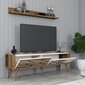 TV-alus Asir, 140x35x45 cm, pruun/beež цена и информация | Televiisori alused | hansapost.ee