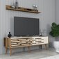 TV-alus Asir, 140x35x45 cm, pruun/beež цена и информация | Televiisori alused | hansapost.ee